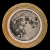 The Moon, in a gilded contemporary circular stepped frame