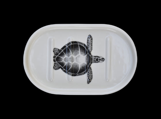 Turtle soap dish