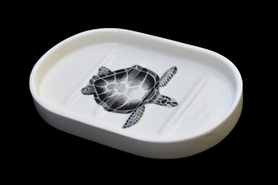 Turtle soap dish